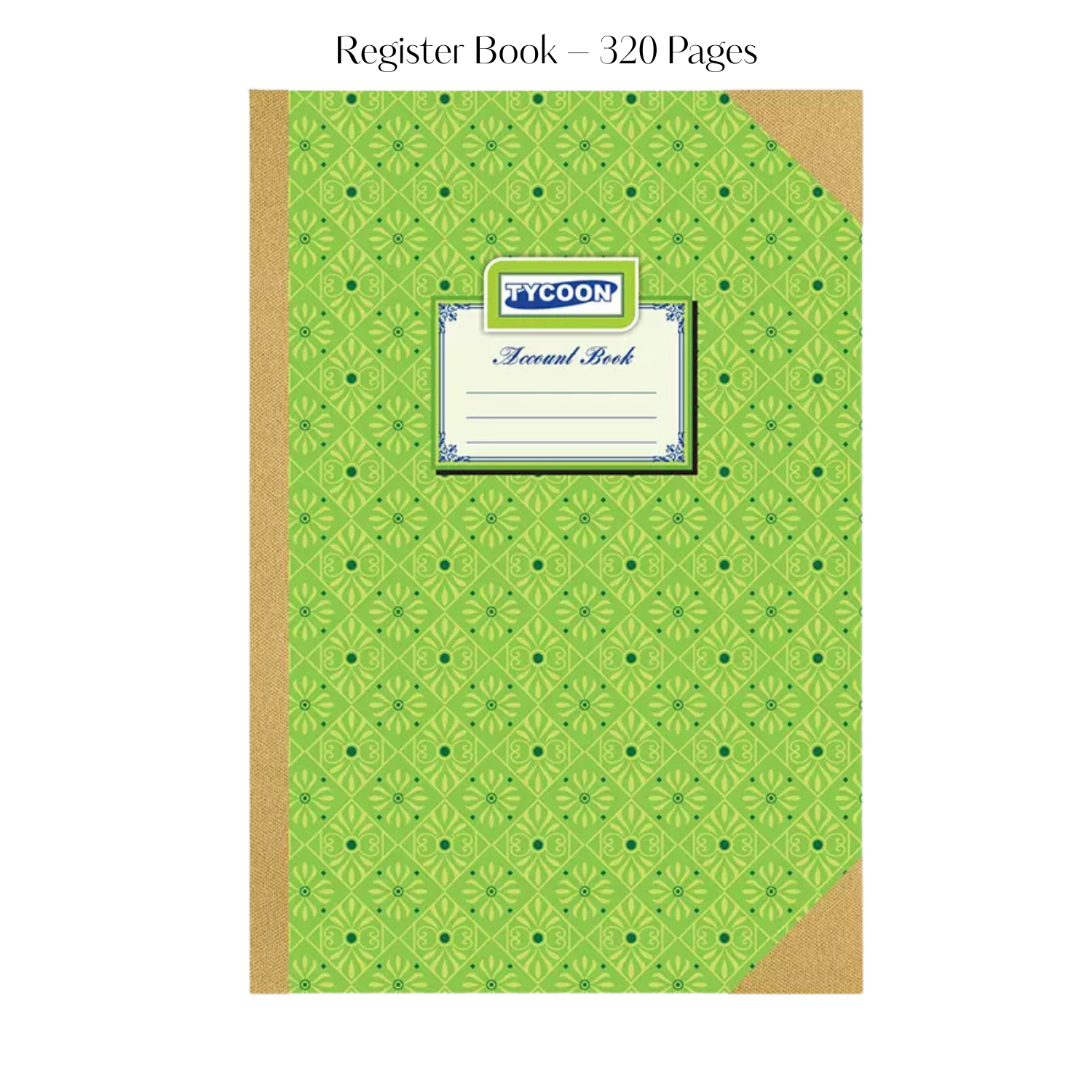 Register Book – 320 Pages, Ruled, Hardbound Cover